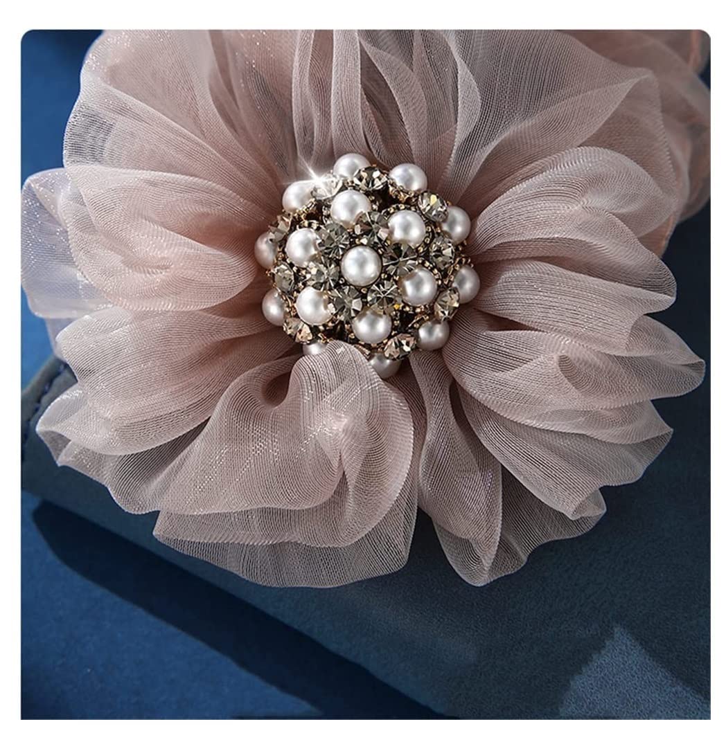 Feste Elastici Capelli Testa Corda Anello Per Capelli Maglia Filato Fiore Ragazza Acconciatura Fissa Accessori Per Decorazione
