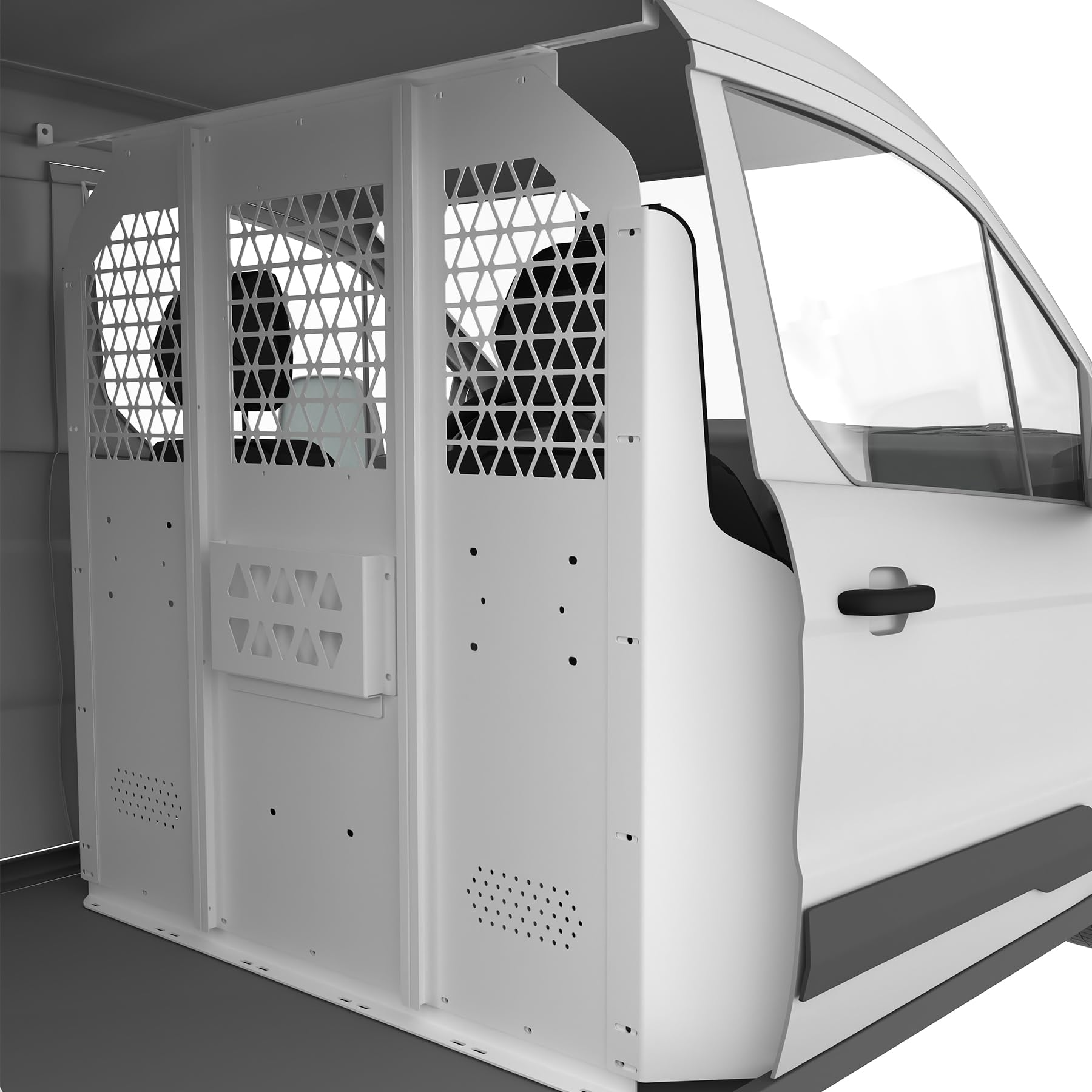 Photo 1 of MELIPRON Van Safety Partition Bulkhead Fit for Ford Transit Connect 2021-2025 with Plastic Headliner