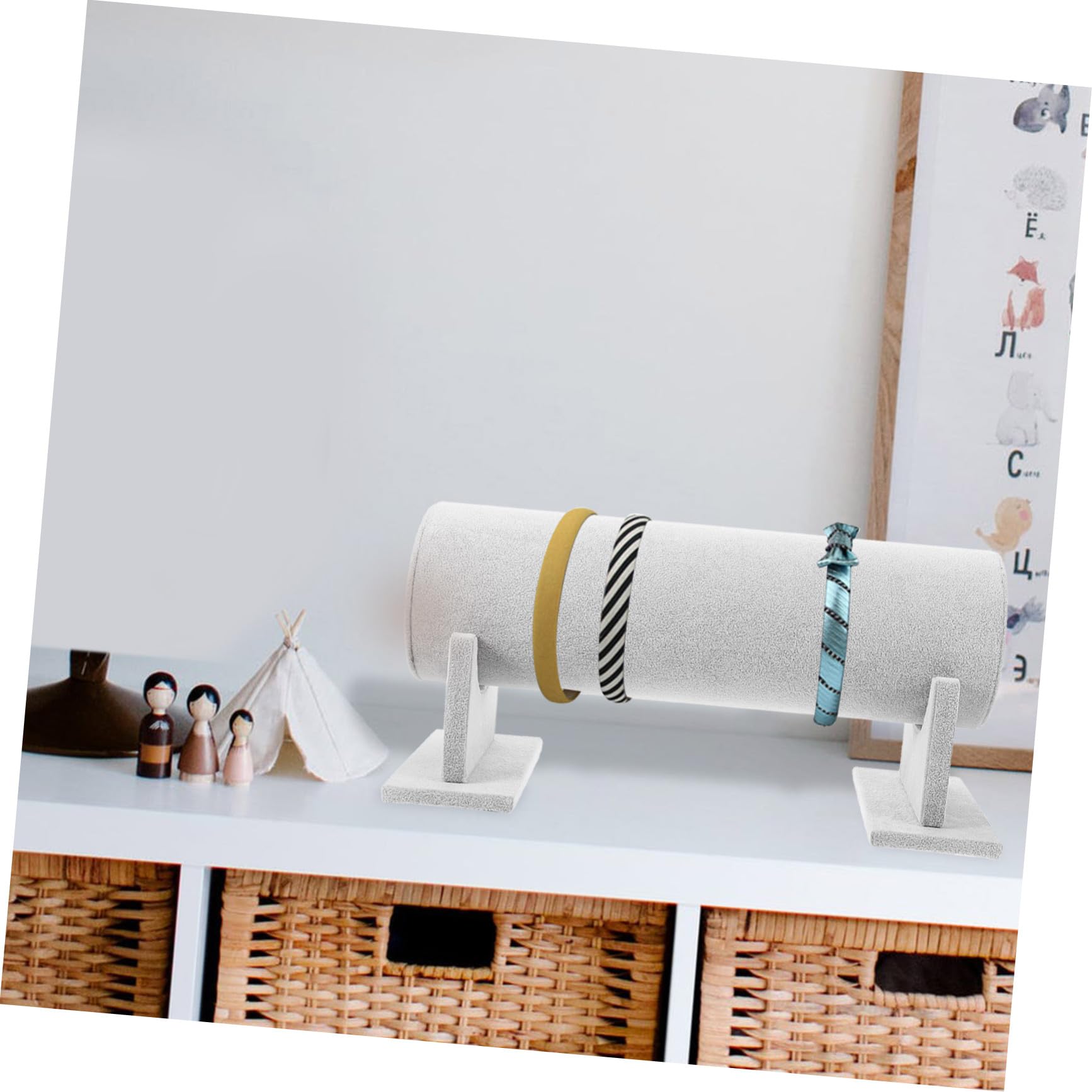 Stirnband Halterung mit Durchmesser Eleganter Praktischer Organizer für Haaraccessoires für Geschäfte Persönlichen Gebrauch Sorgt für Ordnung Stilvolles Display