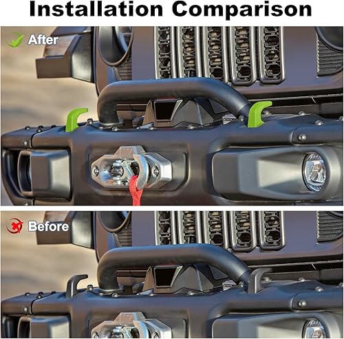 Miniatura 3 de JWWY Fundas protectoras para gancho de remolque, cubierta de receptor de enganche de remolque de remolque, funda protectora de goma para 2007-2024 +