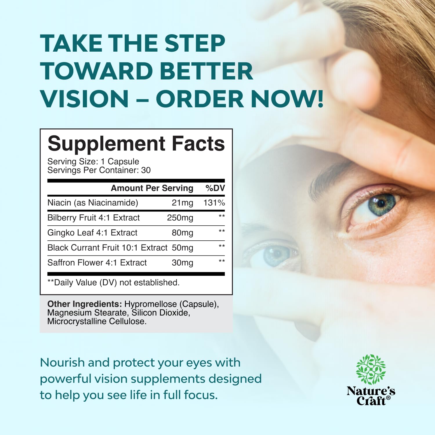 Eye Pressure Support Capsules with Bilberry & Saffron - 30 Count — Amazon image 7