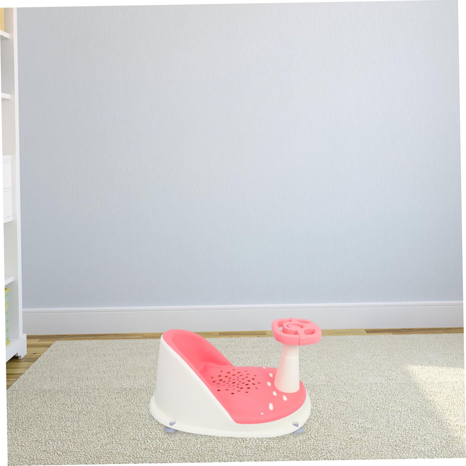 Badewannenstuhl für Junge Mädchen Rutschfeste Sitzhilfe Höhenverstellbar für Verschiedene Badewannen mit Schnellem Ablaufsystem für Hygiene Tragbar und Faltbar für Einfachen