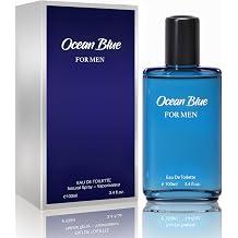 Ocean Blue Eau de Parfum for Men - Premium Long-Lasting Cologne Spray, 100ml / 3.4 fl oz