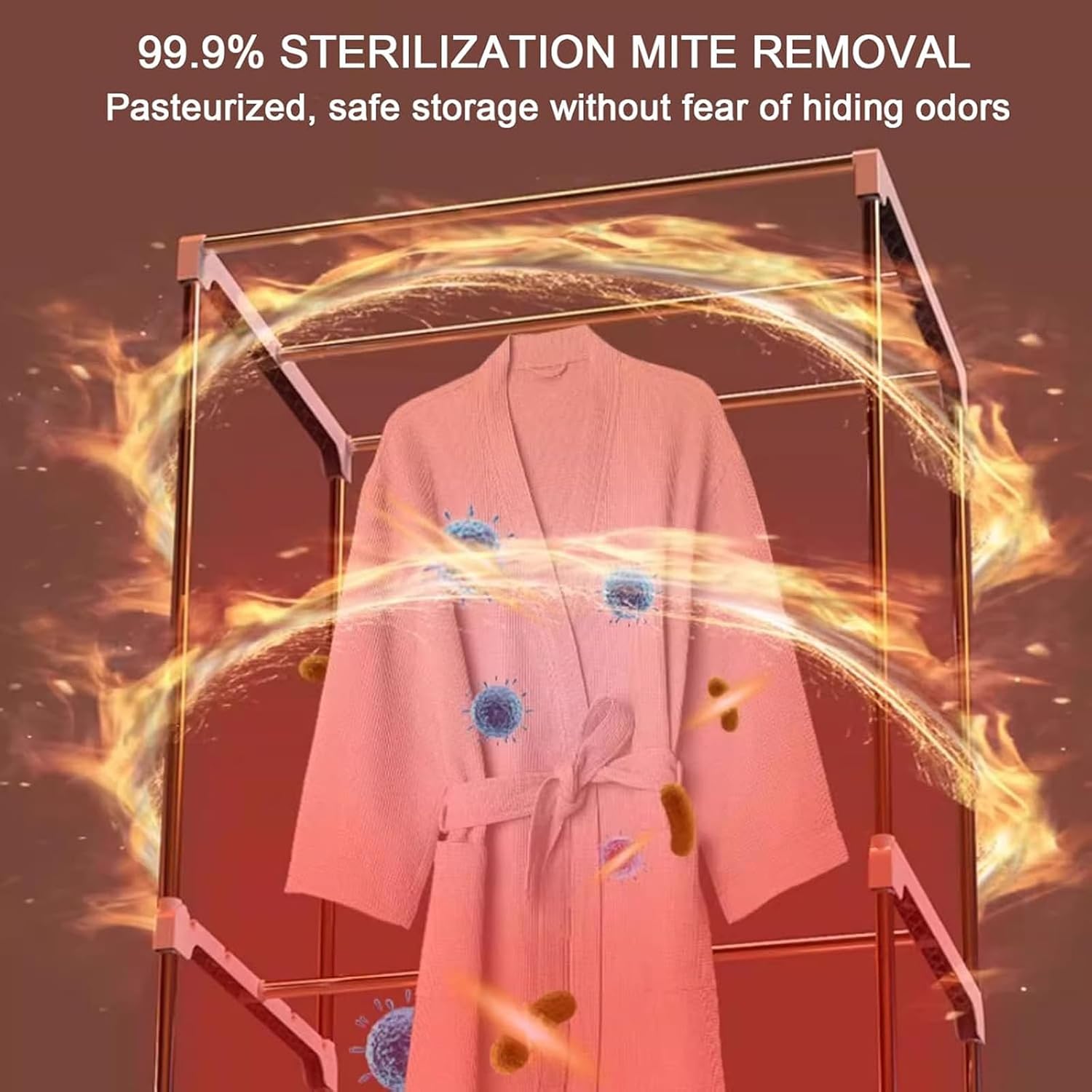 Electric Clothes Dryer, 1500W Heated Clothes Airer,with Automatic Timer,for Home,Travel,Apartment