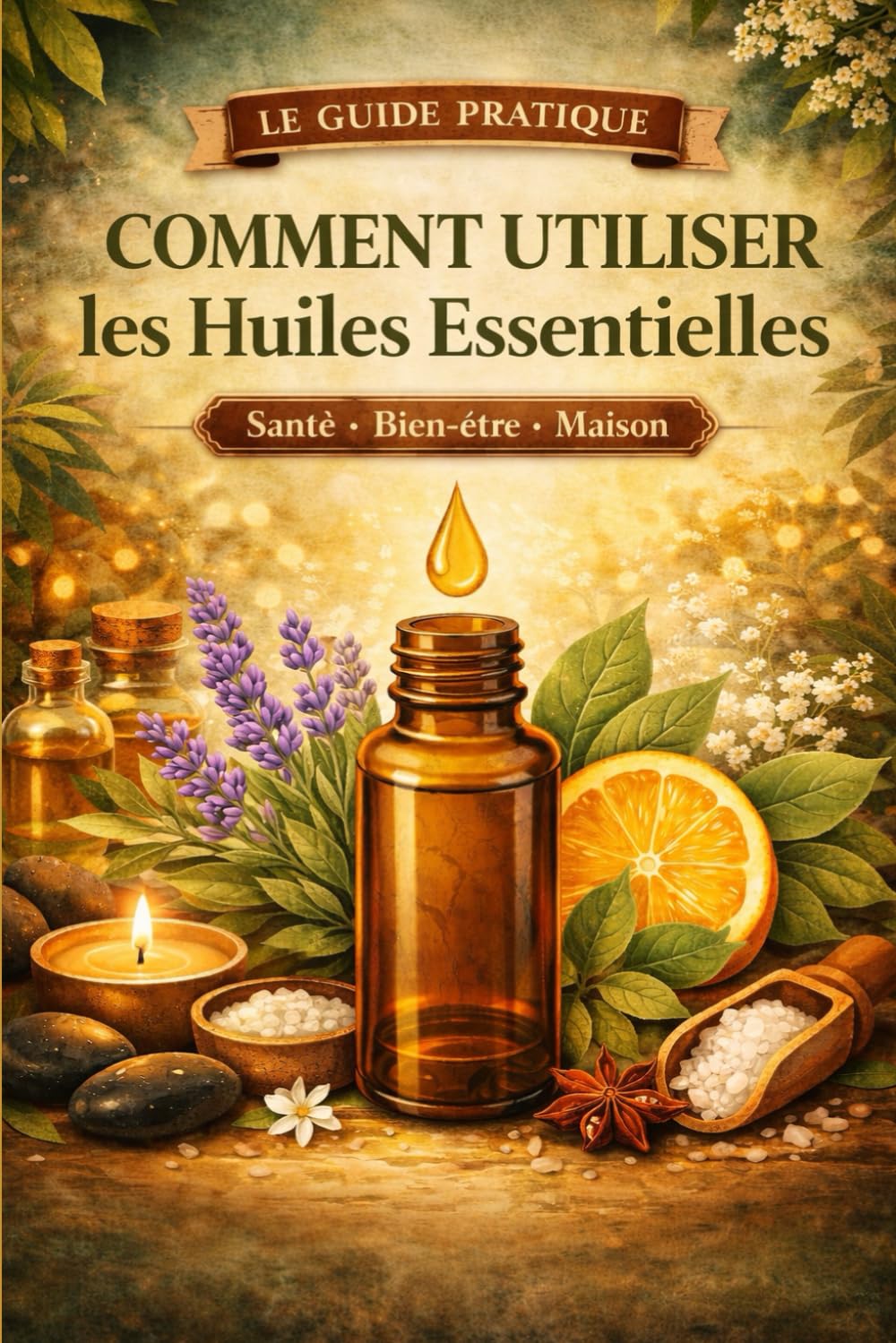 Livre sur comment utiliser les huiles essentielles: Méthodes simples pour les utiliser au quotidien Santé, bien-être et maison