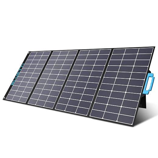 BLUETTI SP200 200w Solar Panel for EB3A/EB55/EB70S/AC200MAX/AC300/AC200P/AC50S/EB240 Power Station,Portable Foldable Solar Panel Power Backup for Outdoor Van Camper Off Grid