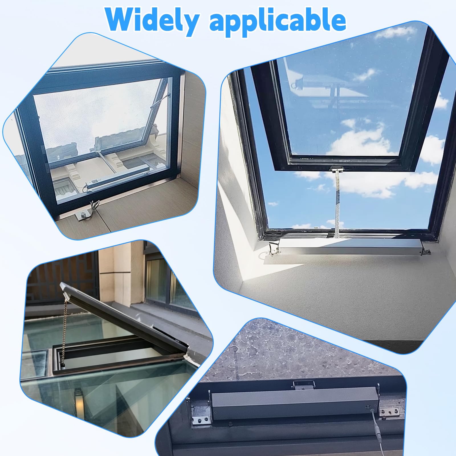 Automatischer Fensteröffner mit drahtlosem Regensensor