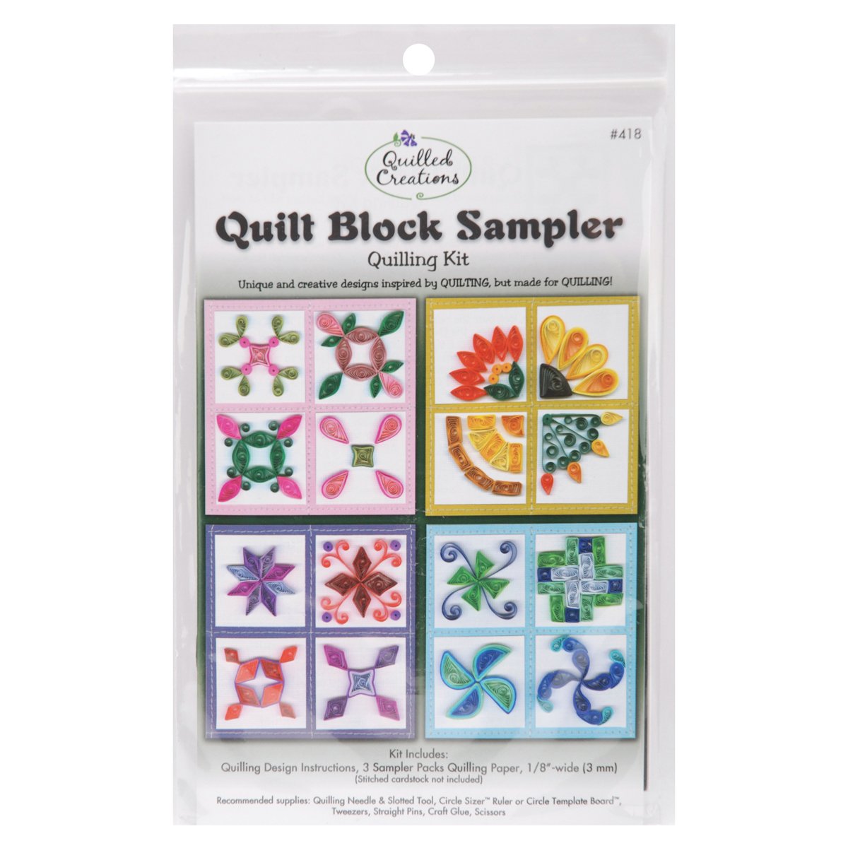 Quilled CreationsQuilling Kit Quilt Block Sampler