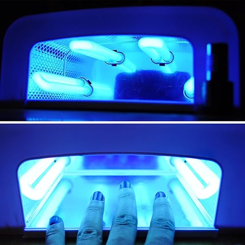 Miniatura 3 de IMIKEYA 4 bombillas de repuesto para secadora de uñas, 9 W, 365 nm, bombilla UV para uñas, gel de curado, herramienta de manicura para lámpara de