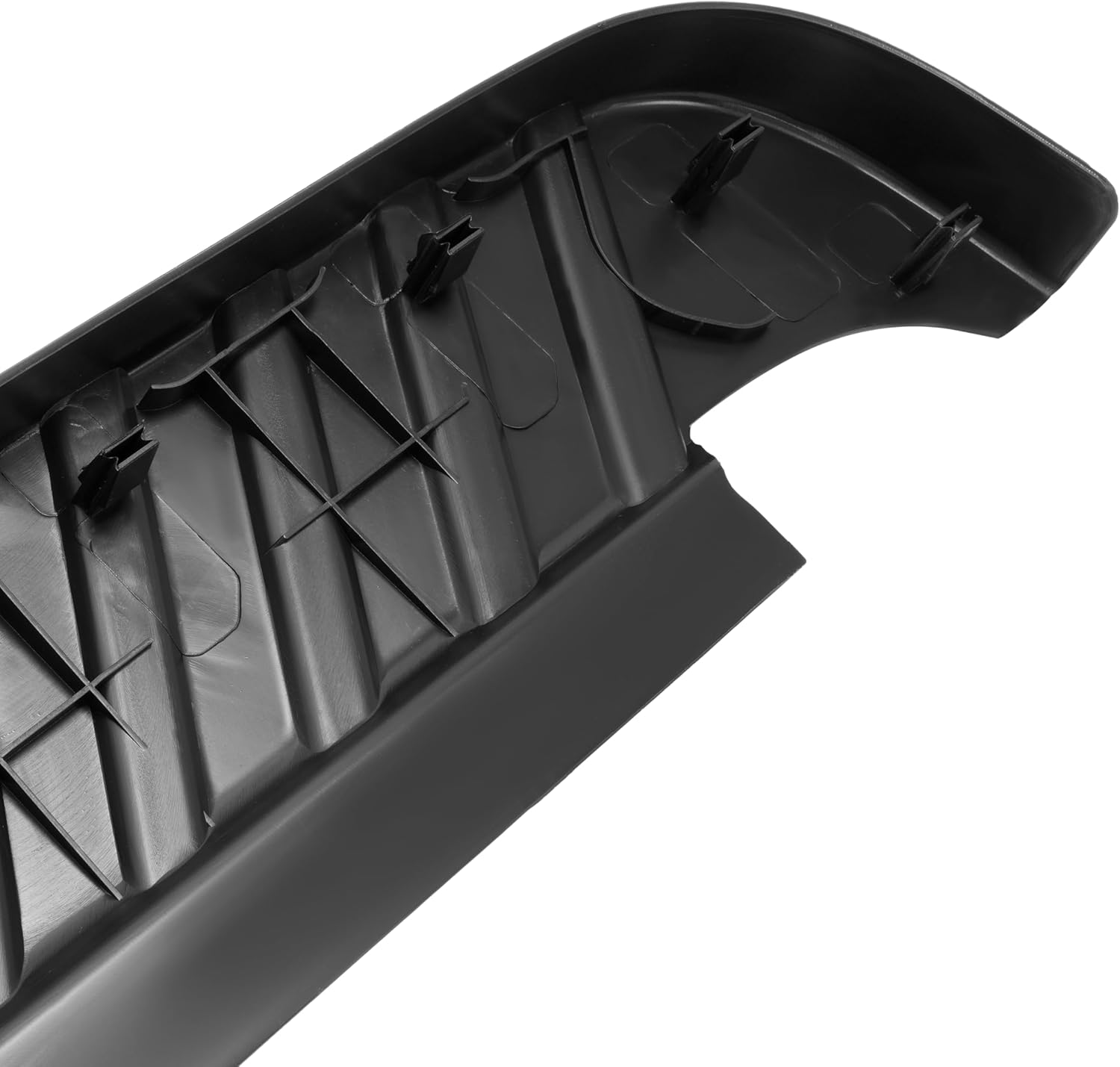 HECASA Rear Bumper Step Pad Compatible with 2009-2014 Ford F150 Styleside Bed w/Class 3 Hitch Towing Package and Reverse Sensor Model Plastic(PP) Black Replacement for 9L3Z17B807B FO1191124 FO1191125