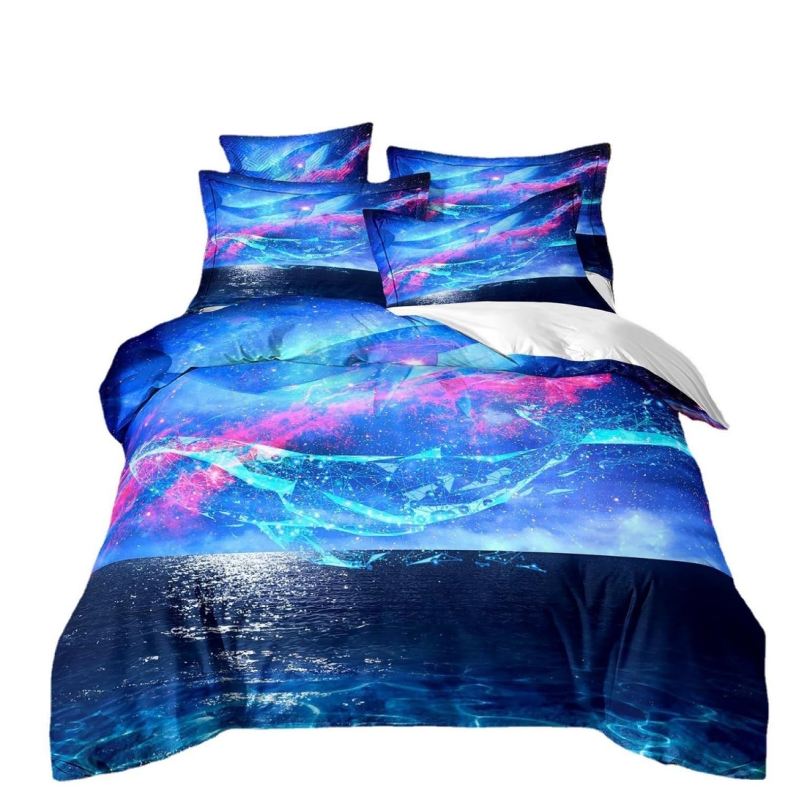 Super King Size Duvet Cover Sets Abstract Blue Animals Super King Bedding