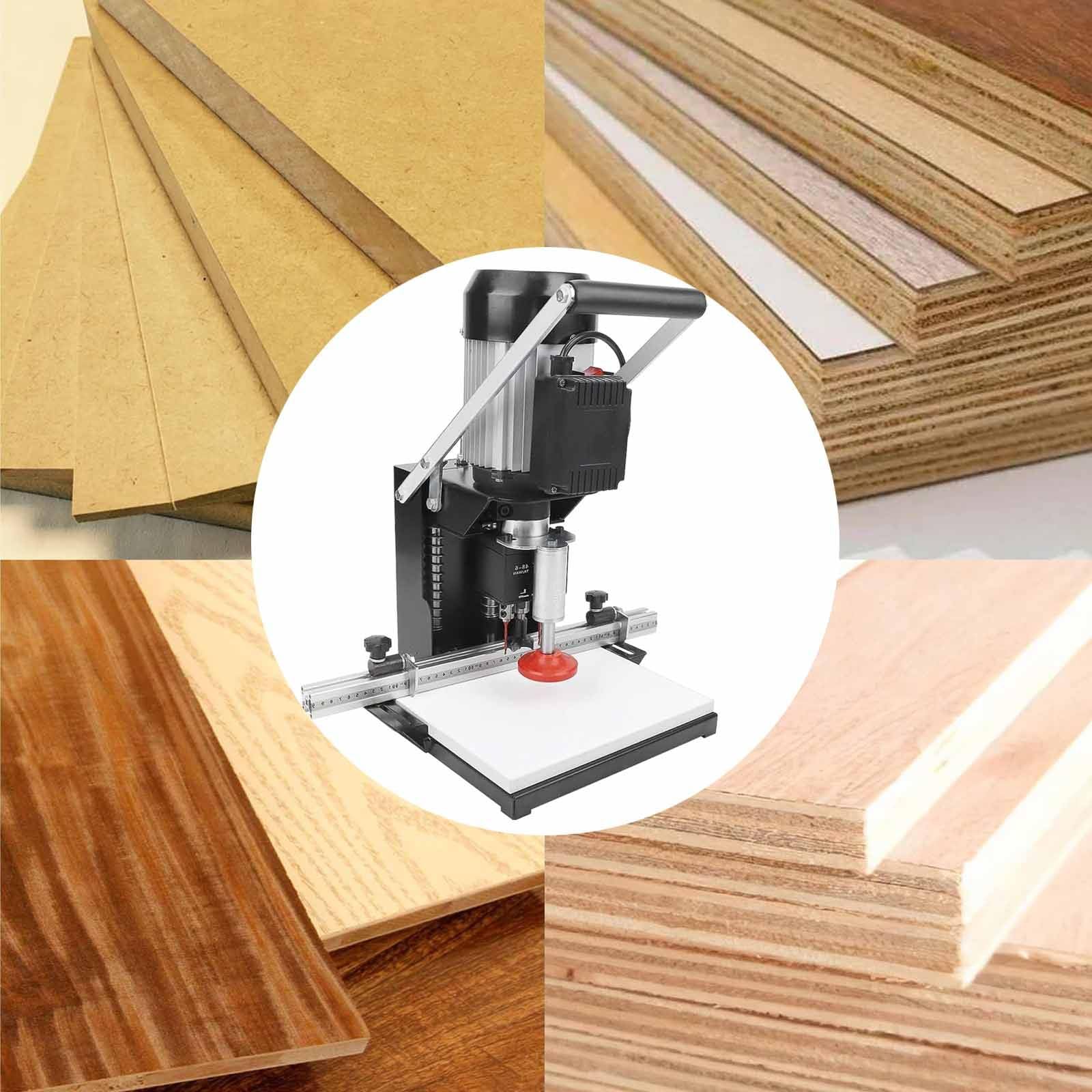 vnmudzeo Hinge Boring Machine 750 W/1100 W,45-9.5 mm 48-6 mm Woodworking Hinge Boring Processing Equipment,Adjustable Punching Depth 0-40 mm,45-9.5mm-110V