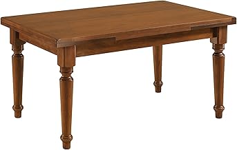 Mar.c.a. Design - Rectangular Extendable Table from 140 to 220 cm with Turned Legs - Solid Wood Table 140 x 80 x 78 cm - Arte Povera Made in Italy