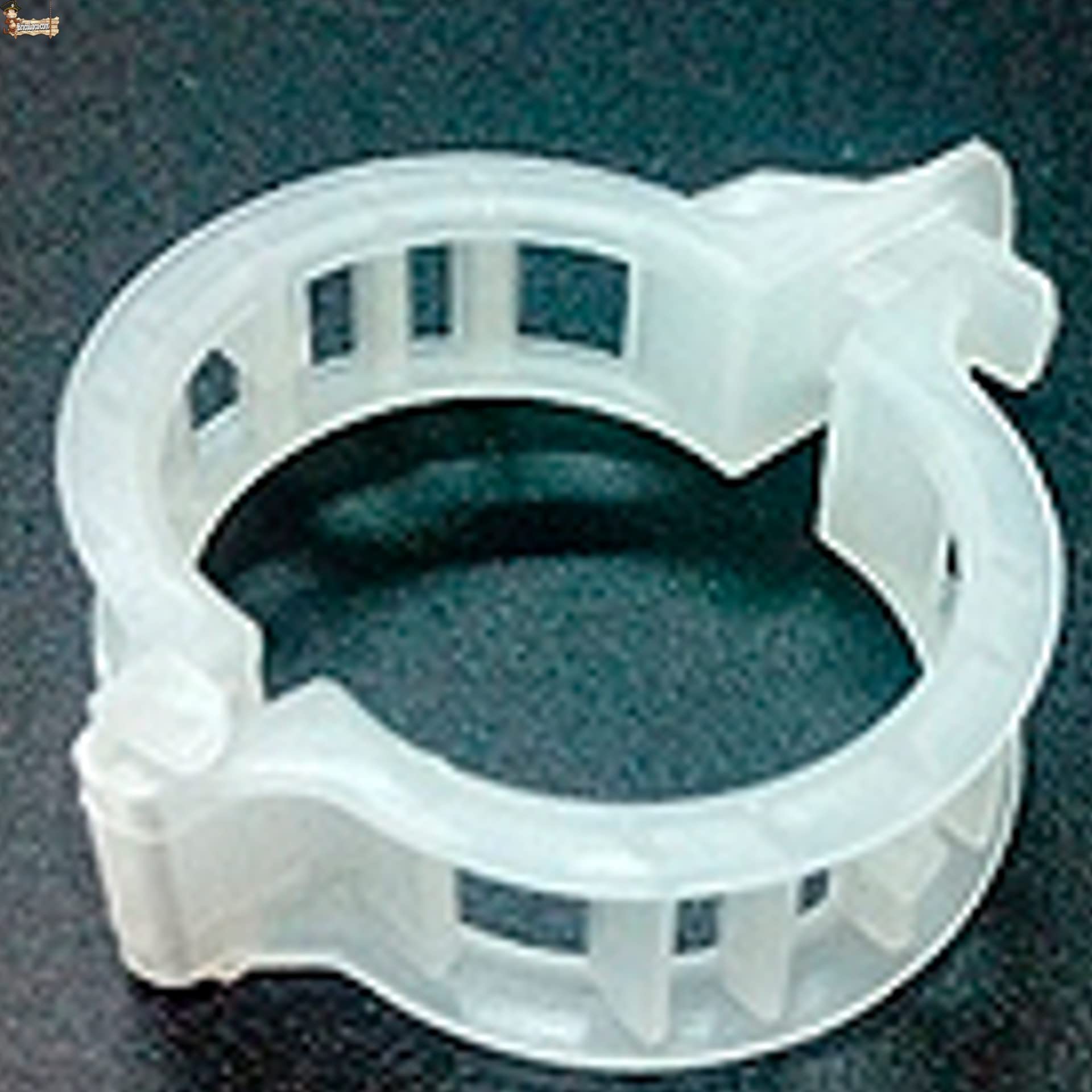BricoLoco.com Clips Tomates, tomaterne, Piante trepatrici, Guisanti, cetrioli 1.000 pz. Fissaggio, guida, fissaggio, interutore, Atato. Uso con rete o guida. 28 mm (1000)