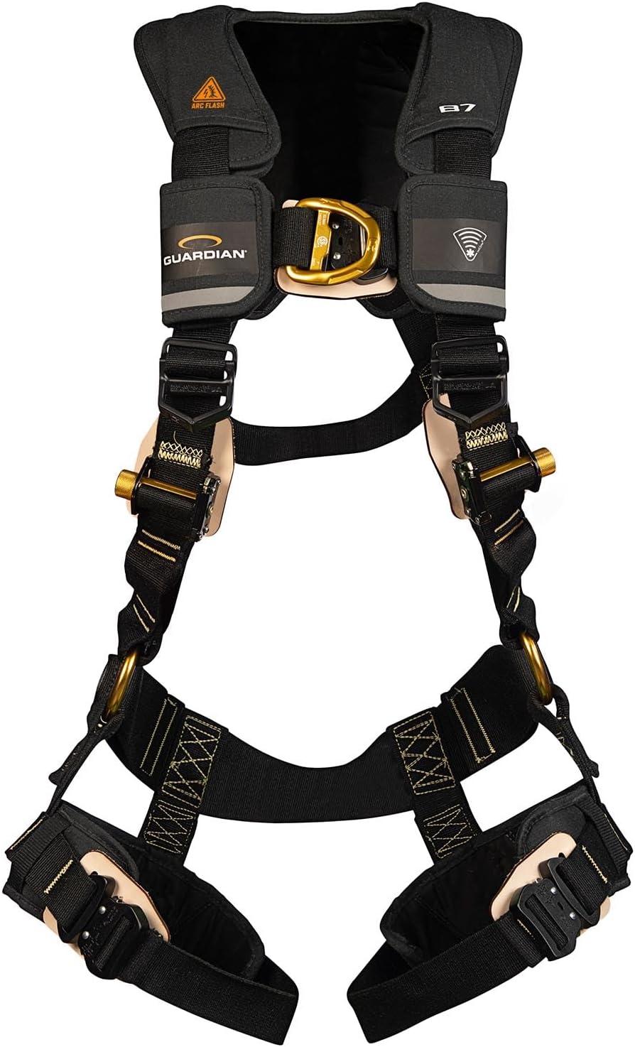 Guardian B7-Comfort Arc Flash Harness, Sternal D, QC-QC, Size M