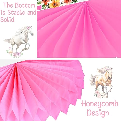 Miniatura 4 de Centros de mesa de panal de abeja de vaquera, centros de mesa 3D de doble cara para mesas, suministros de fiesta de cumpleaños de vaquera occidental