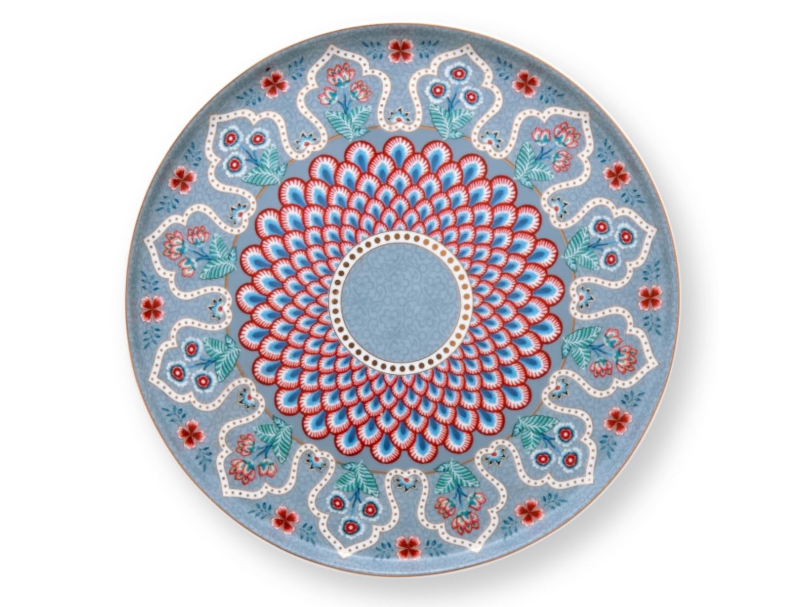 Pip Studio Flower Fest.Scallop mini Tortenplatte Deco LB 21cm