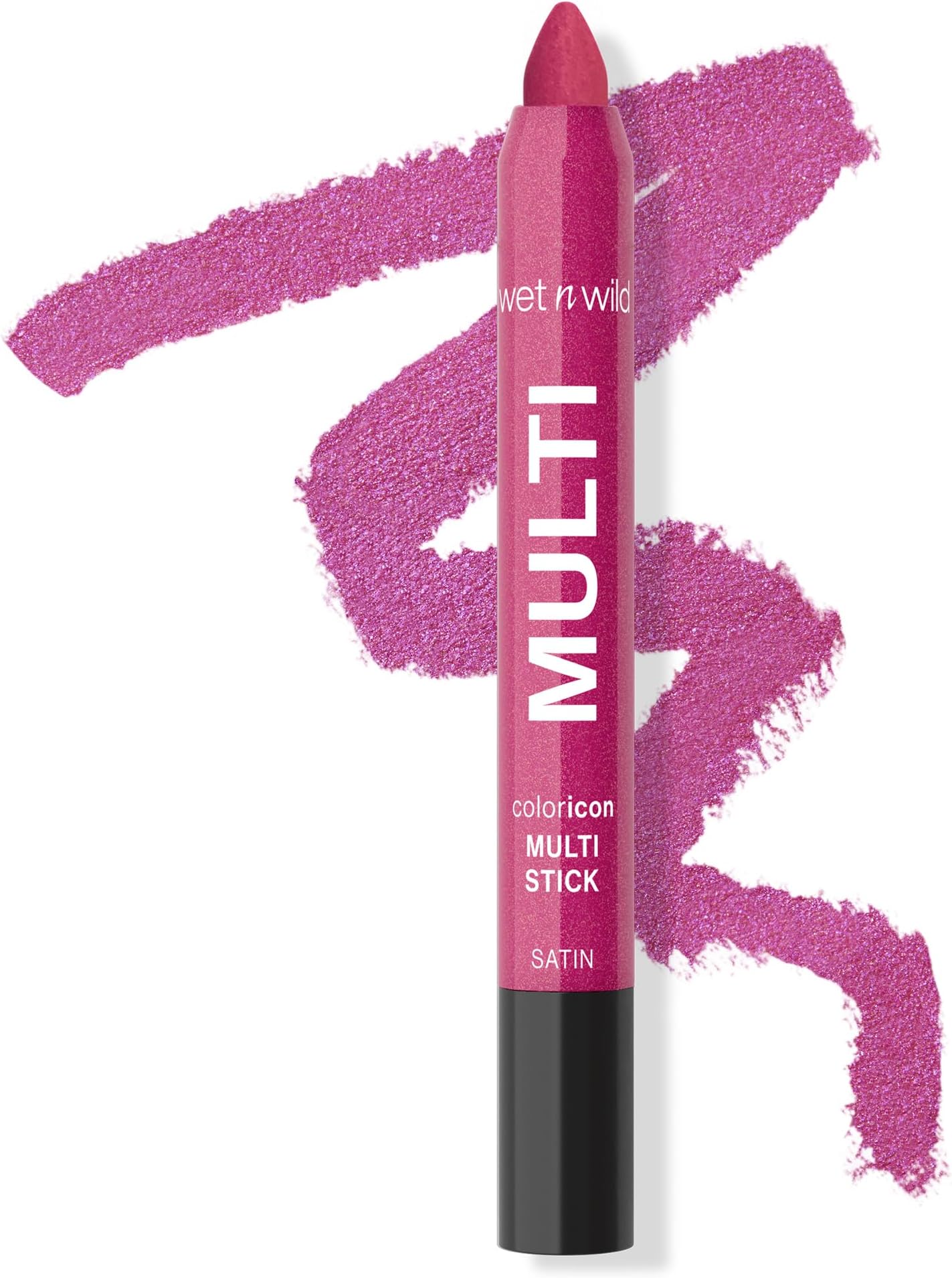 wet n wild Color Icon Cream Eyeliner Eyeshadow Multi-Stick, Moisturizing, Nourishing Velvety Cream-to-Powder Buildable & Blendable Formula, Cruelty-Free & Vegan - Poppy-lar