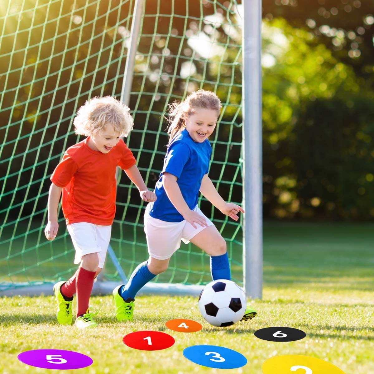 Poli punktowe markery podłogowe antypoślizgowe sportowe kropki numerowane numerowane punkt podłogowy zwinność znaczniki dywanowe do ćwiczeń ćwiczeń piłka nożna koszykówka dzieci szkoła nauczanie gry w gry