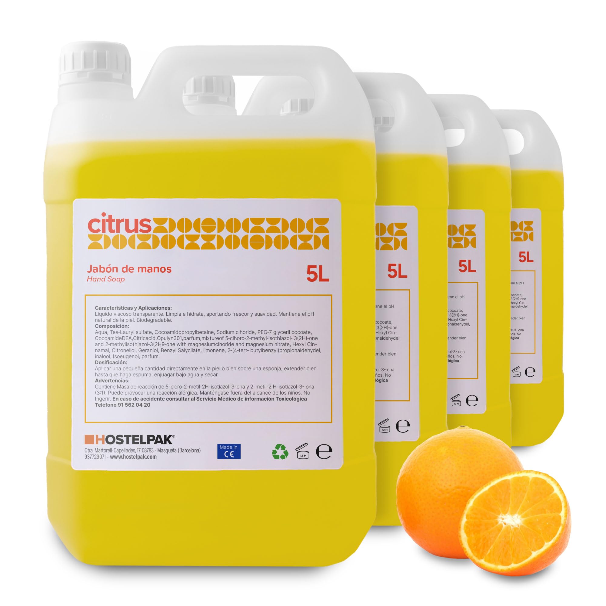 Jabón de manos Colección Citrus 5 L.