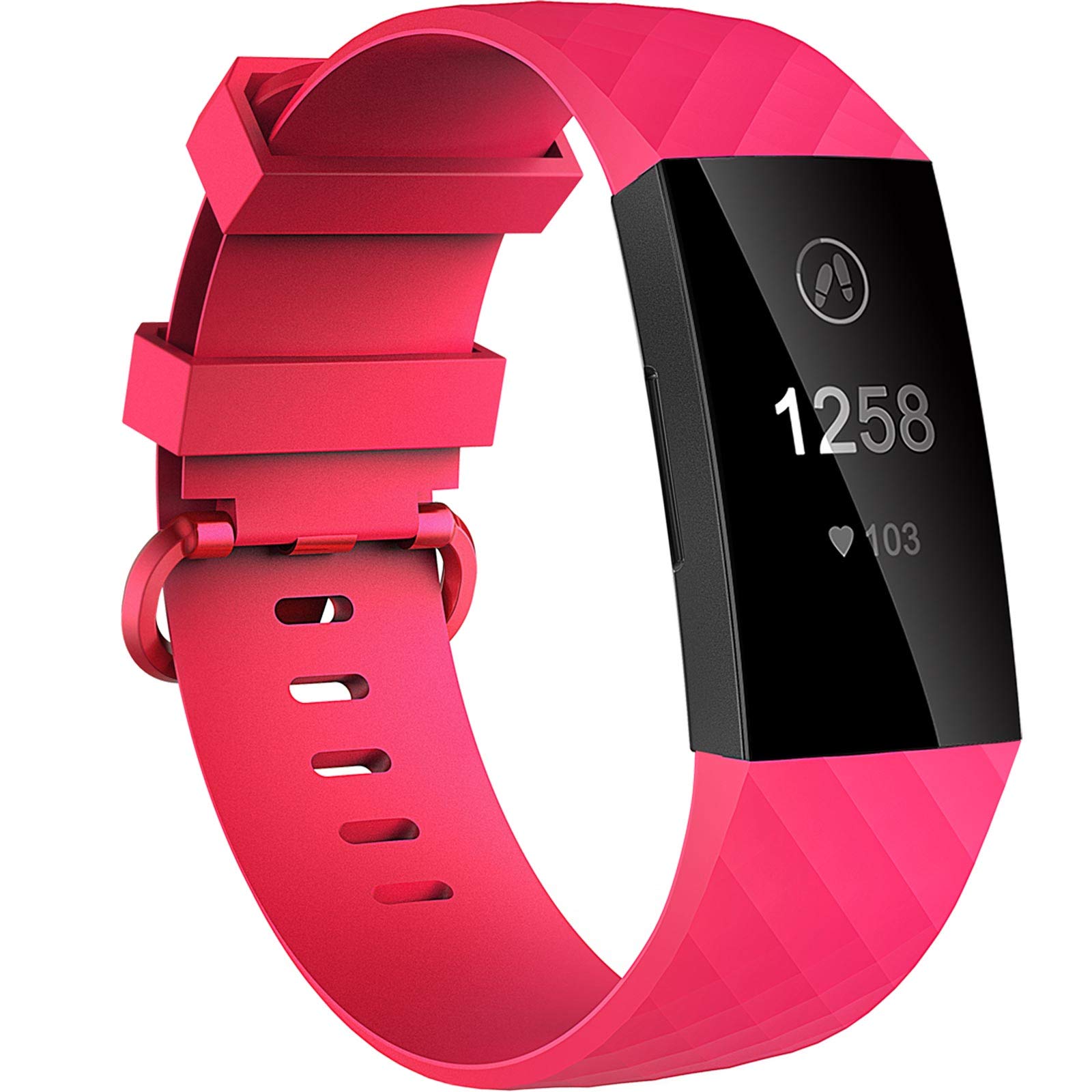 VelaviorWaterproof Bands for Fitbit Charge 4/ Fitbit Charge 3/ Charge3 SE, Replacement Wristbands for Women Men Small Large