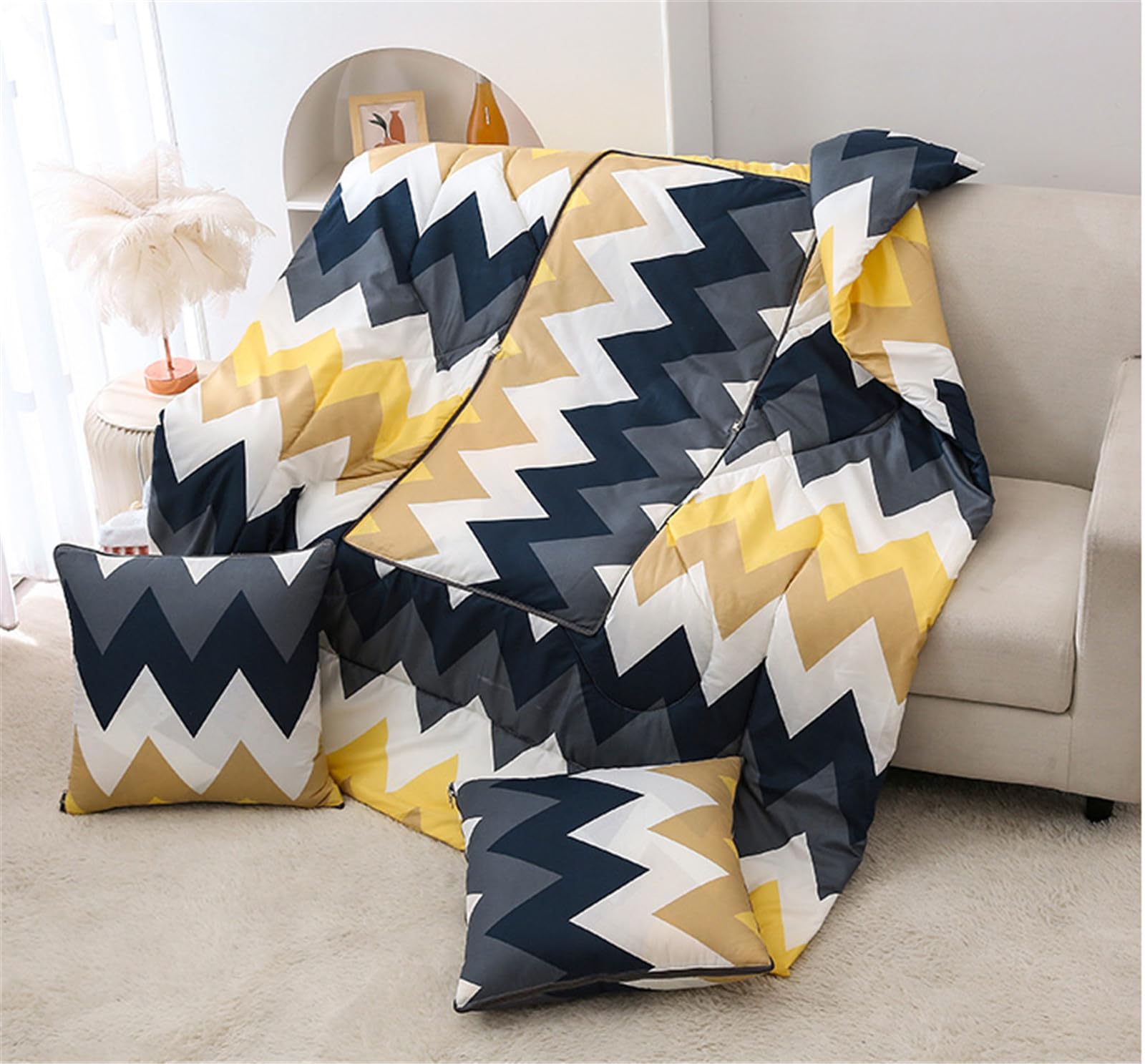 2-in-1 Reisekissen & Decke - Plüschweiche Kombi Für Unterwegs