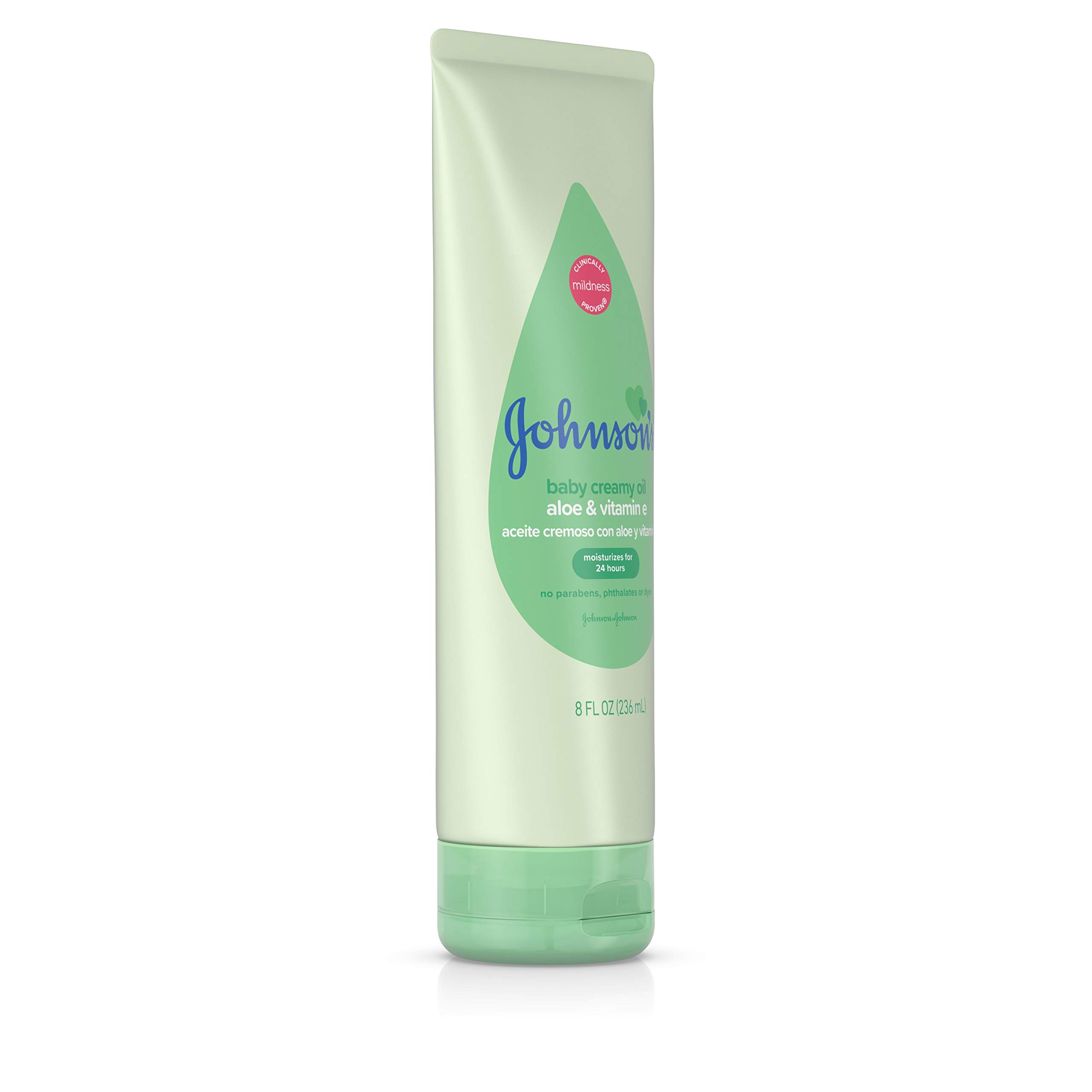 Johnsons Skin Nourish Creamy Oil Aloe Scent And Vitamin E