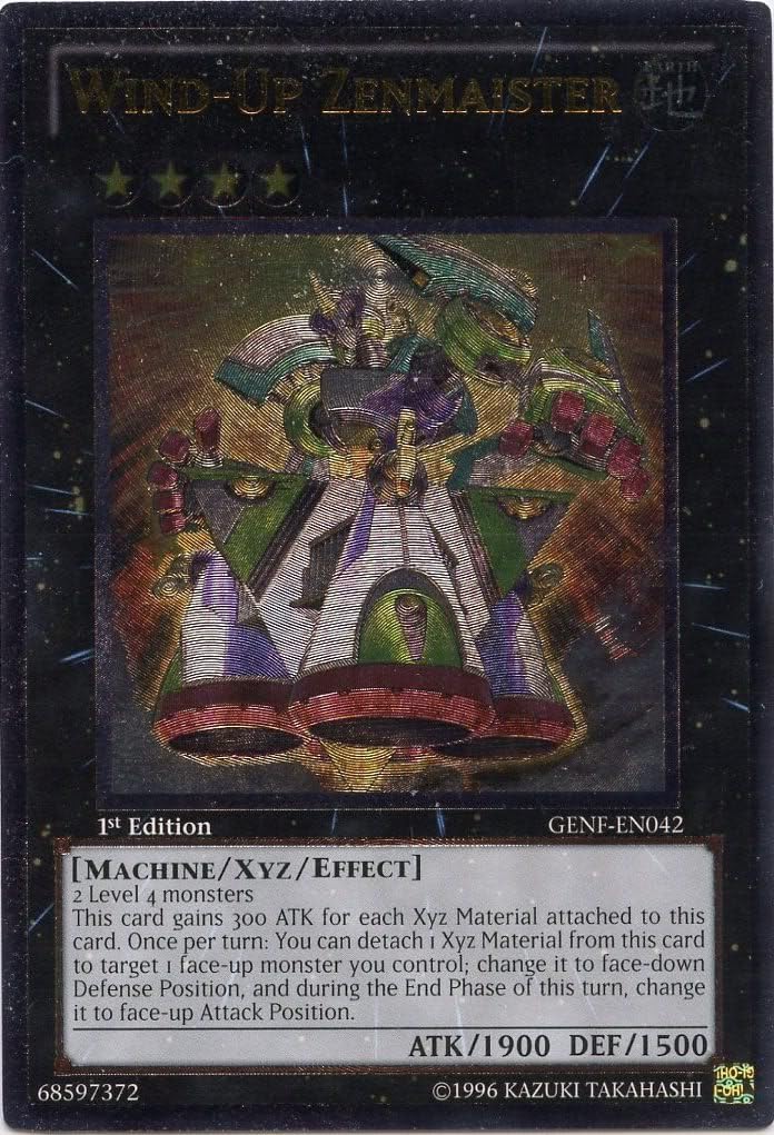 Amazon.com: Yu-Gi-Oh! - Wind-Up Zenmaister (GENF-EN042) - Generation ...