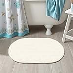 Beach Bathroom Rugs Coastal Seashell Bath Mat Funny Extra Soft Tufted Quick Dry Bath Mats for Bathroom Ocean Wave Starfish Decor Carpet Shower Non Slip Bath Rug(16