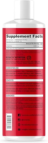 Miniatura 2 de Suplemento líquido Carnicuts L-carnitina de NutraOne sin estimulantes* (Berry Blast - 32 porciones) Berry Carnicuts, Green Apple Carnicuts