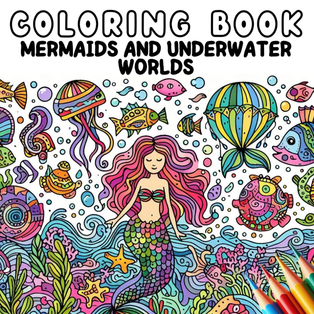 Coloring Book - Mermaids and Underwater Worlds (Coloring Book - Fantasy and Magic)