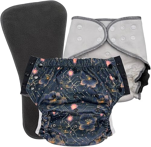 Miniatura 45 de Calzoncillos protectores para niños con necesidades especiales: juego de pañales de tela nocturna para incontinencia y enuresis de la cama, edad de