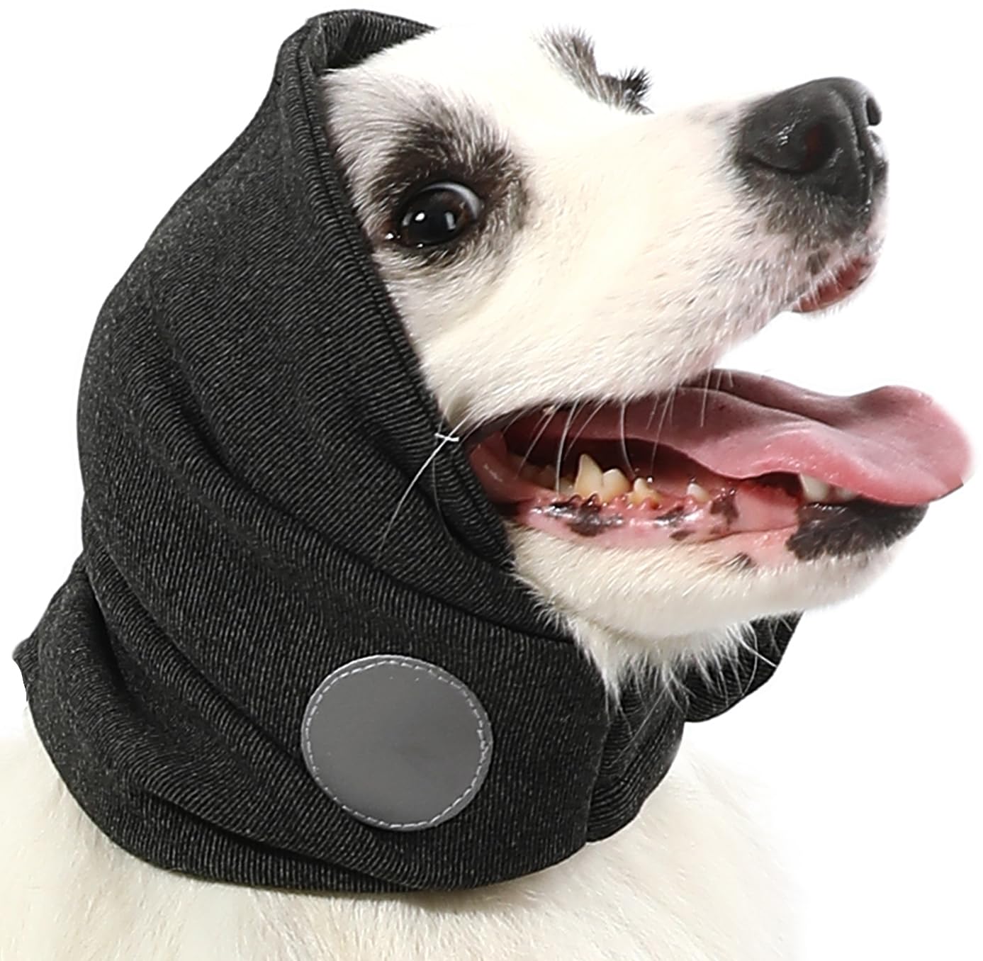 Spajoy Dog Calming Hoodie, Reducing Noise Wrap Ear Muffs Noise Protection Dog Head Warp