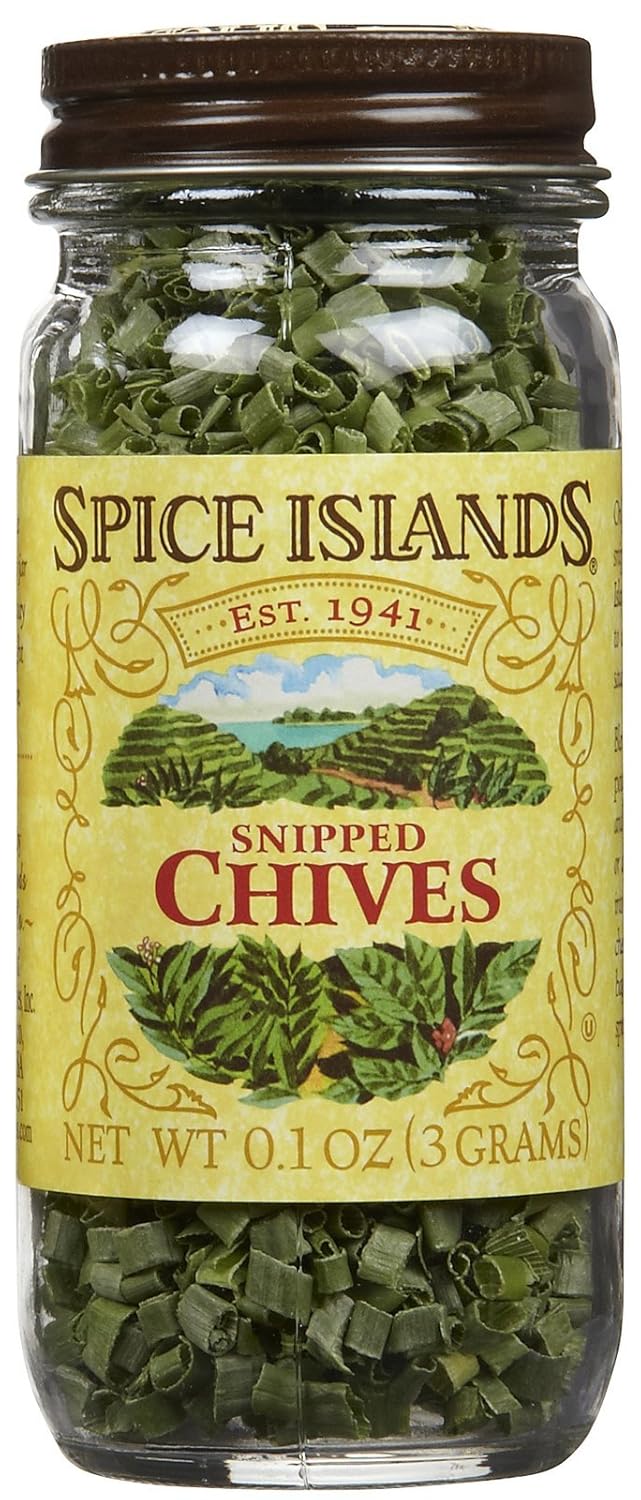 Spice Islands Chives, Snipped Freeze Dried, .1-Ounce (Pack of 3)