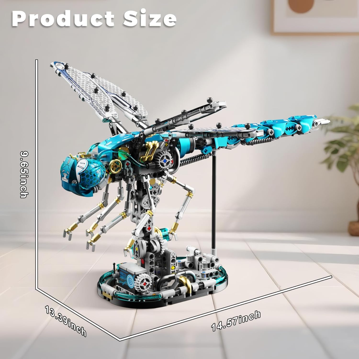 Amazon.com: Ideas Mechanical Dragonfly Building Set with Light