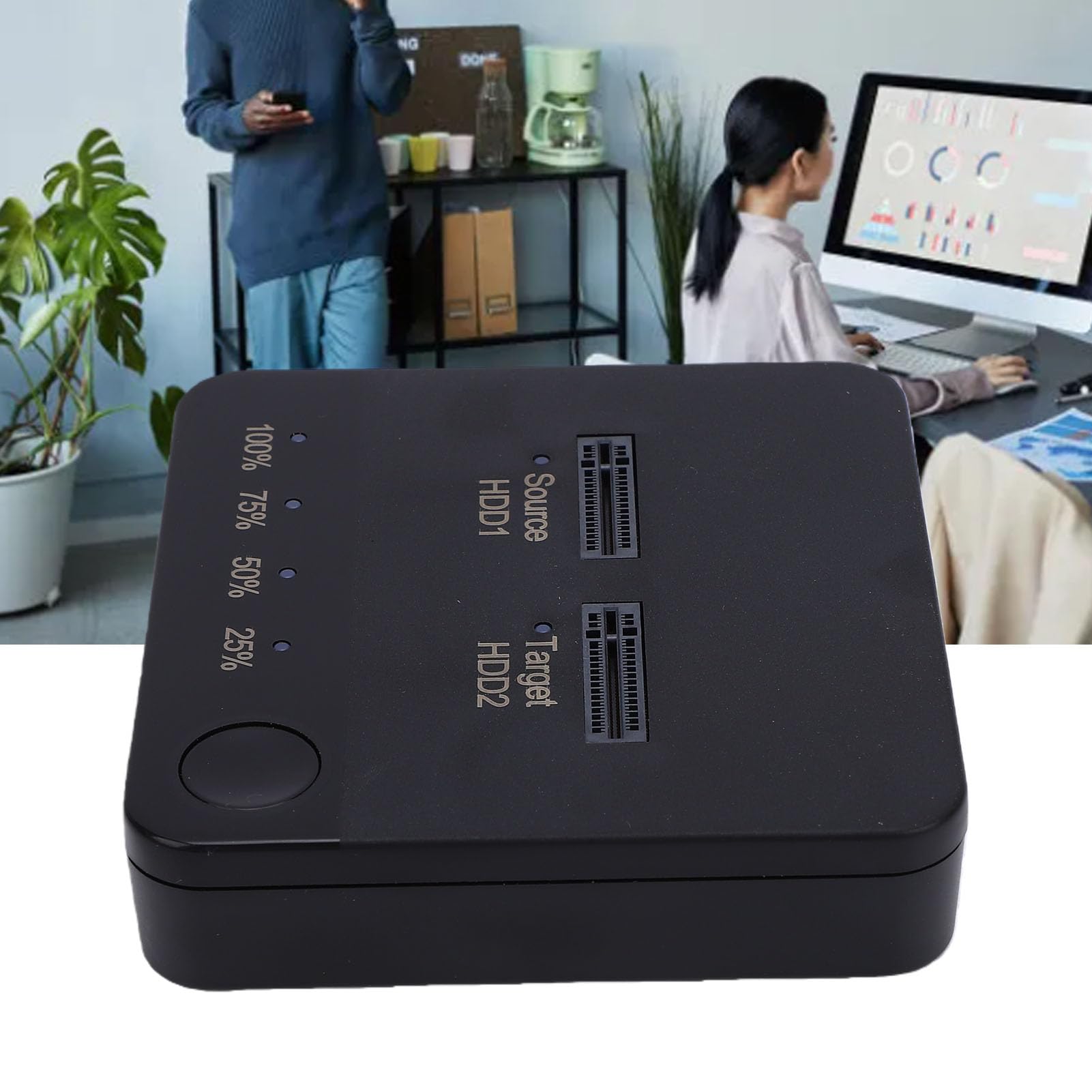 Bewinner Duplicatore Cloner SSD M.2 SATA Dual Bay Offline Tipo C