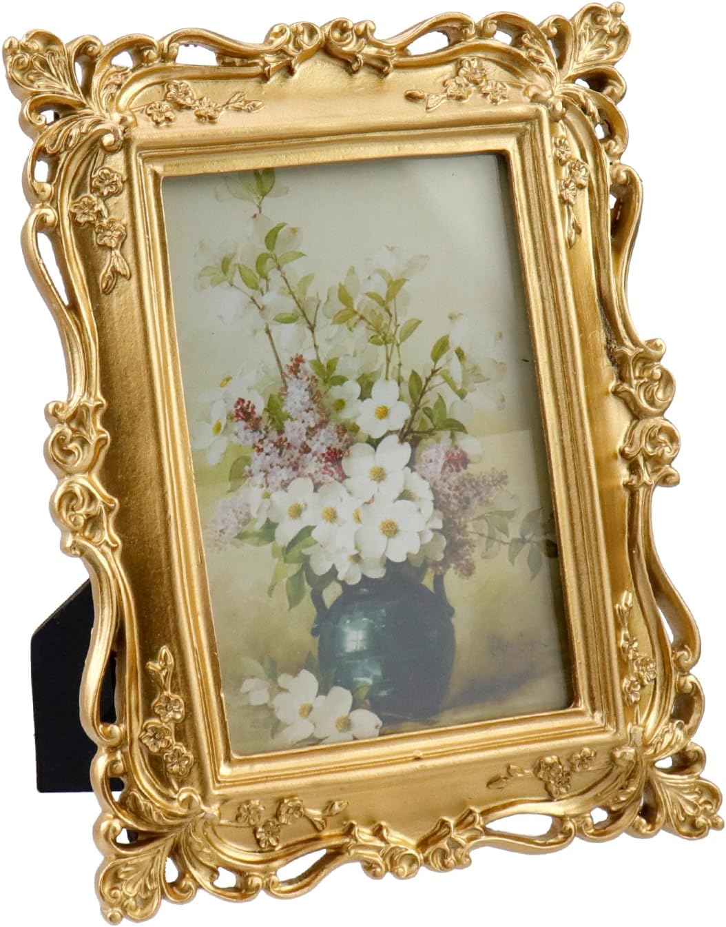 Picture Frames Luxury Vintage Photo Frame with Glass Front Gold Picture Frame for Tabletop Wall Hanging Picture Frames Luxury Vintage Photo Frame with Glass Front Gold Picture Frame for Tabletop Wall Hanging
