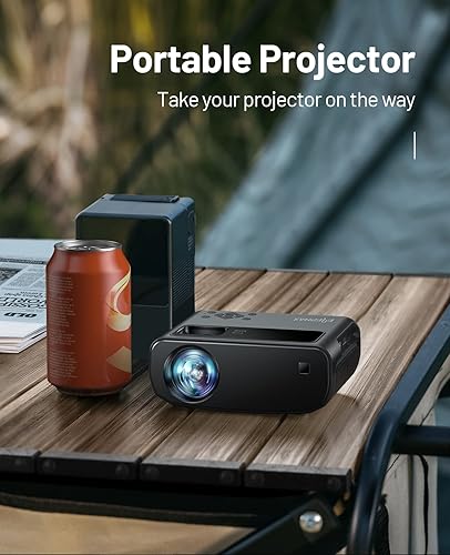 Miniatura 5 de ELEPHAS Mini proyector WiFi para iPhone proyector de película HD mejorado 2022 con pantalla de sincronización de teléfono inteligente proyector