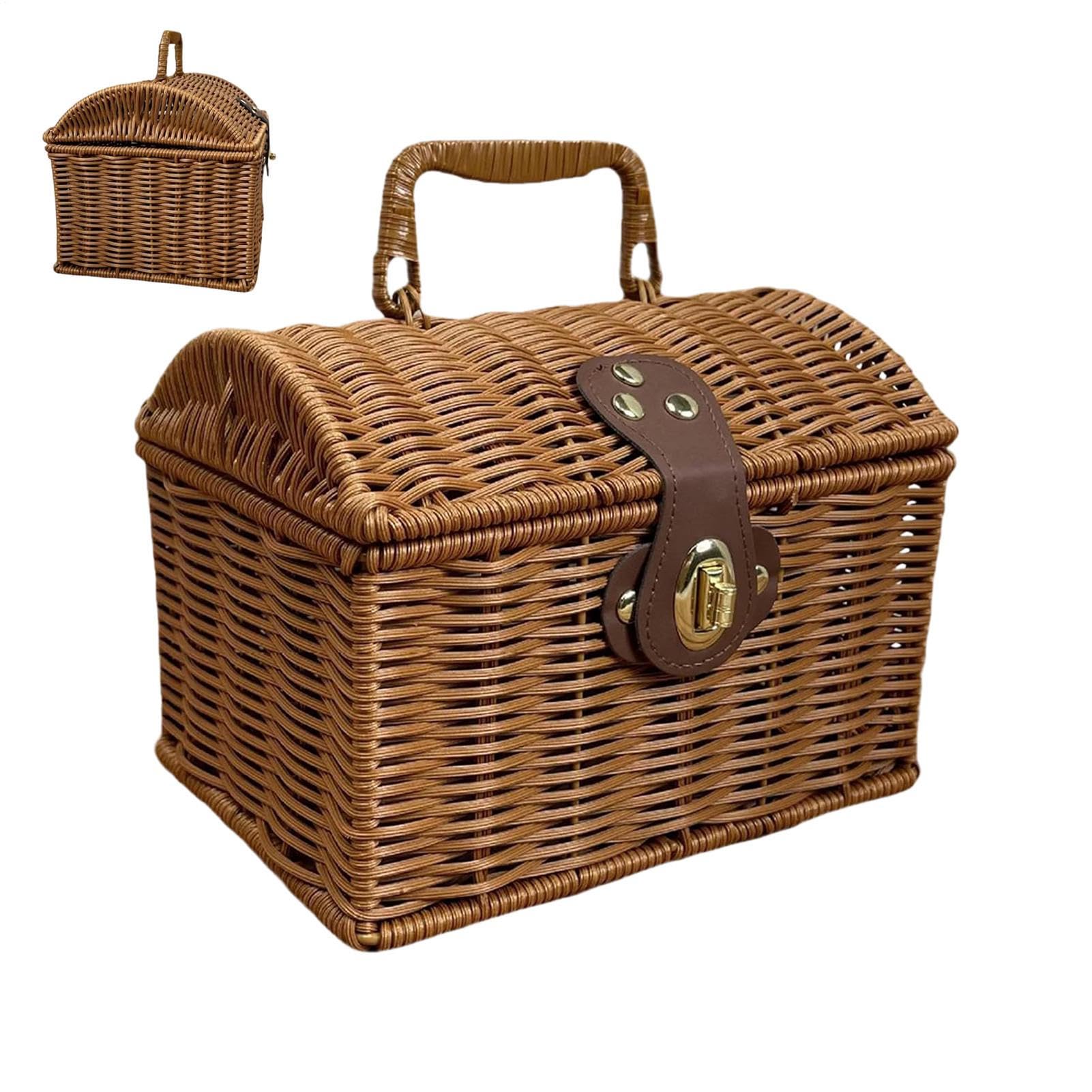 Panier de pique-nique pour mariage et fête champêtre élégante