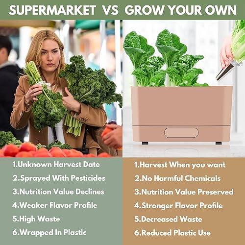 Miniatura 5 de Seed Starter Pod Kit Plant for Hydroponics Growing System, Seed Starting Pod Kits for Indoor Garden, 12-pod ((350+ Seeds, Red &Golden Heirloom