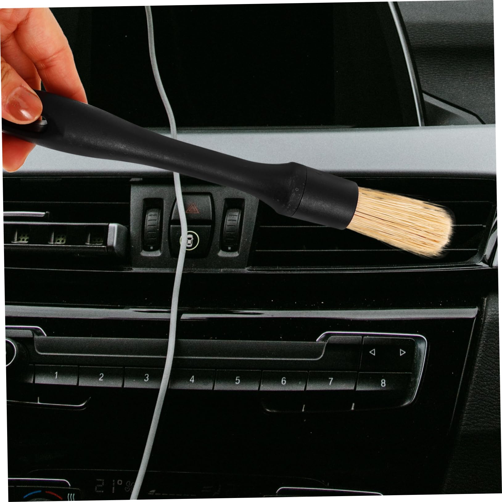 12pezzi Spazzole per Auto Kit Detailing e Morbidi per e Fessure Utensili per Veicolo