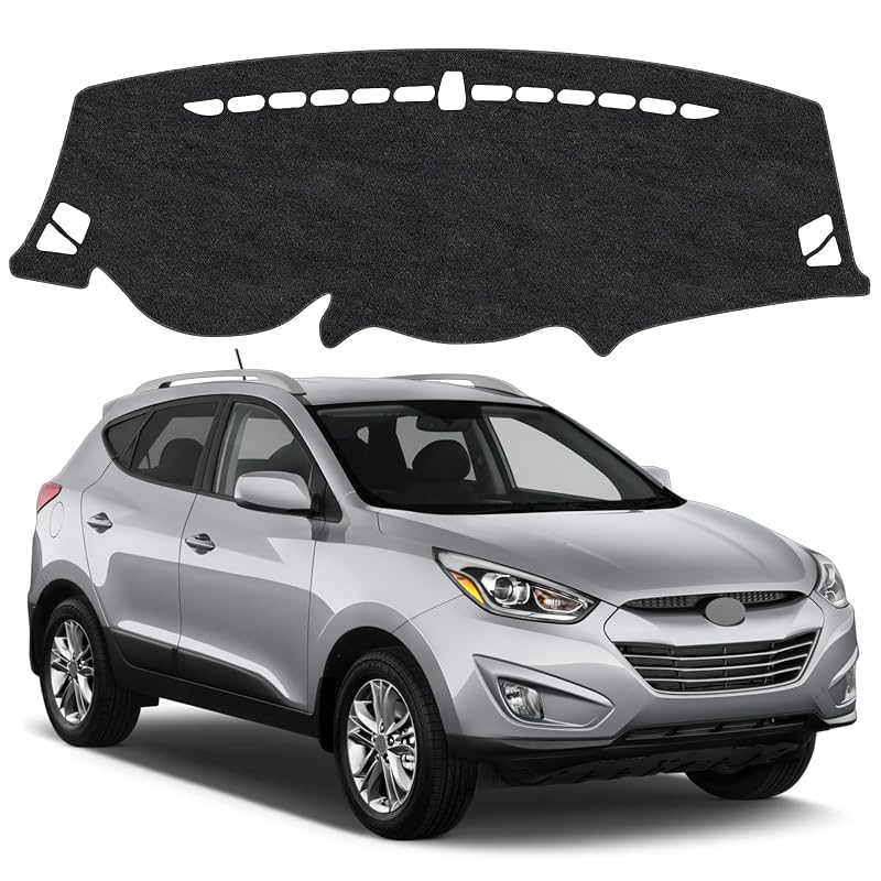 Capa para Painel Compatível com Hyundai Tucson 2010 a 2015 em Poliéster com Base Antiderrapante VTVWNM