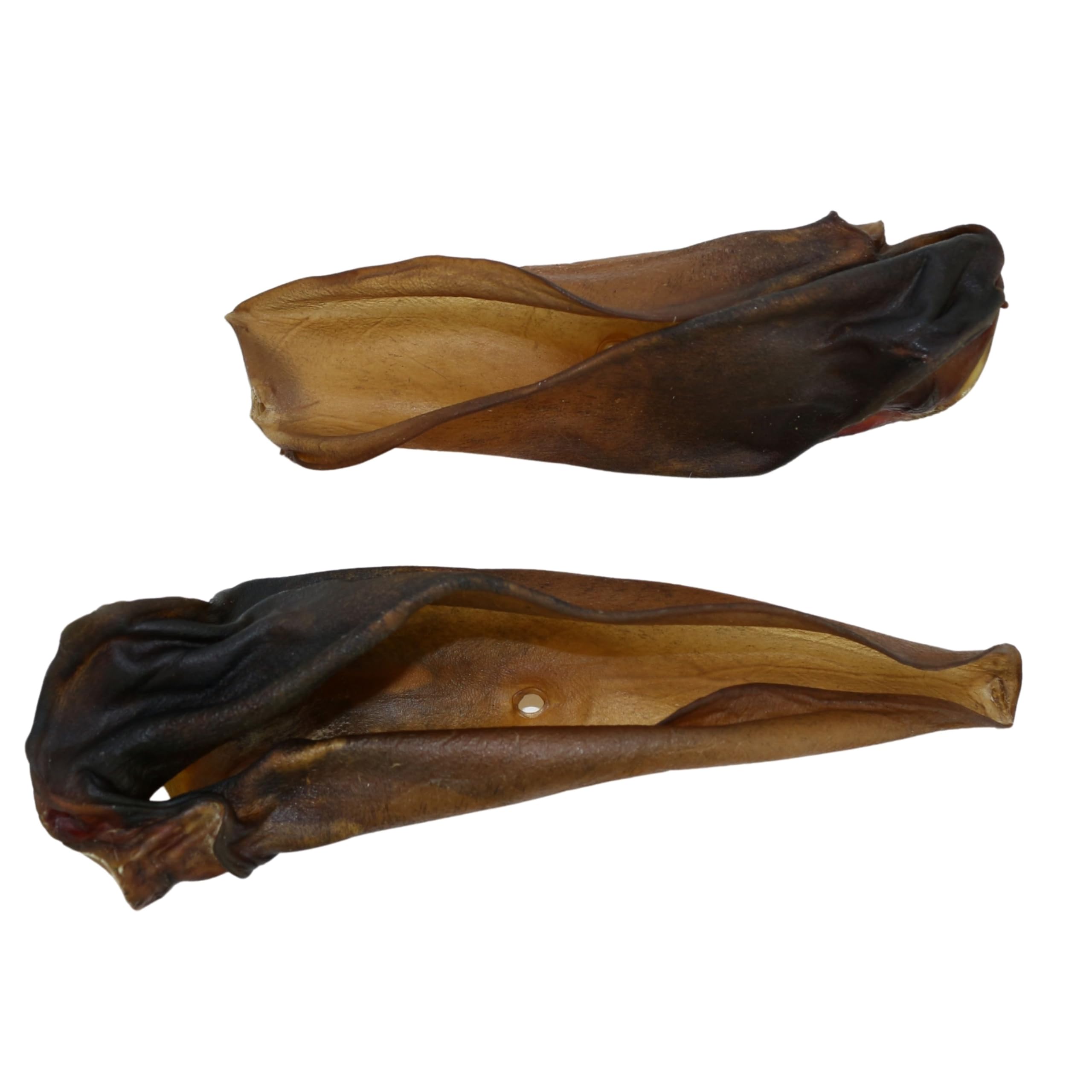 Oreilles de boeuf sans poils pour chiens - 100% boeuf, délicatesse naturelle, collations séchées, séchées délicatement, sans céréales, sans additifs artificiels, nourriture complémentaire