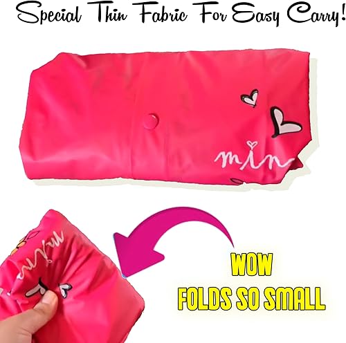 Miniatura 5 de Disney Girls' Minnie Mouse Pink Hooded Rain Slicker