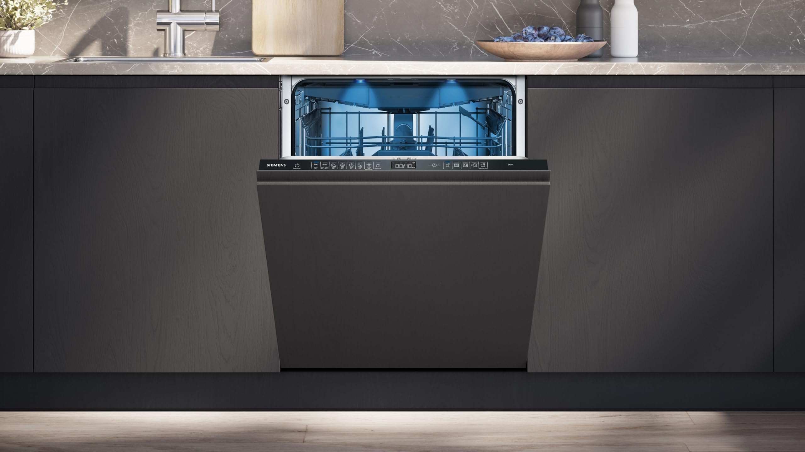 Siemens iQ500 SX65EX07CE Geschirrspüler Vollintegriert XXL Besteckschublade AquaStop VarioSpeed