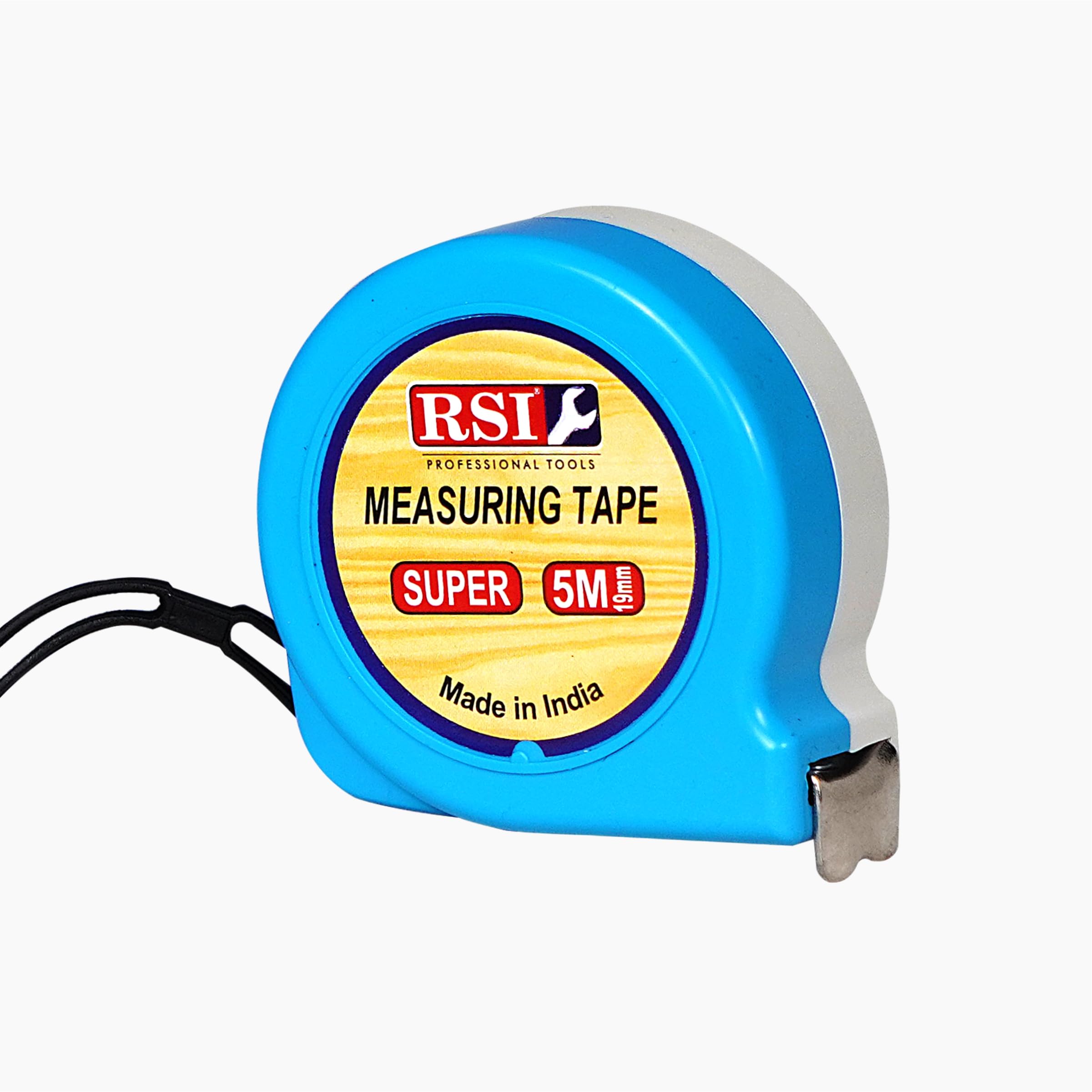 RSI Professional Measuring Tape, Blue ABS Case, Super Quality (5 Meter)-image-30
