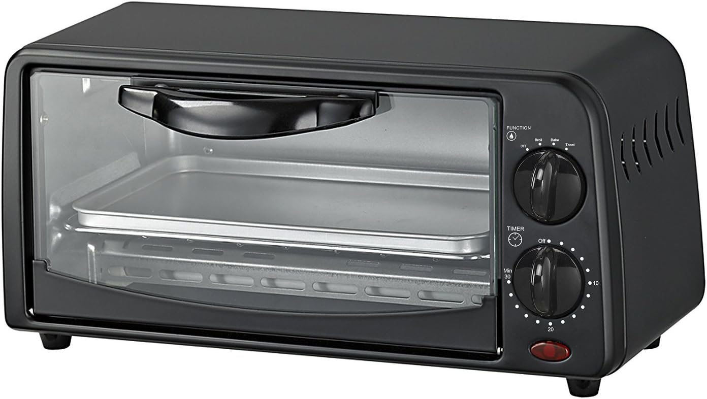 Courant to-226 621 K 2 Slice Compact Toaster Oven with Bake Tray and Toast Rack, Black [parallel import goods]