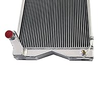 Vista 6 de 8N8005 Radiador de tractor de aluminio de 3 filas para modelos Ford 2N 8N 9N, radiador de repuesto, radiador de aluminio, radiadores