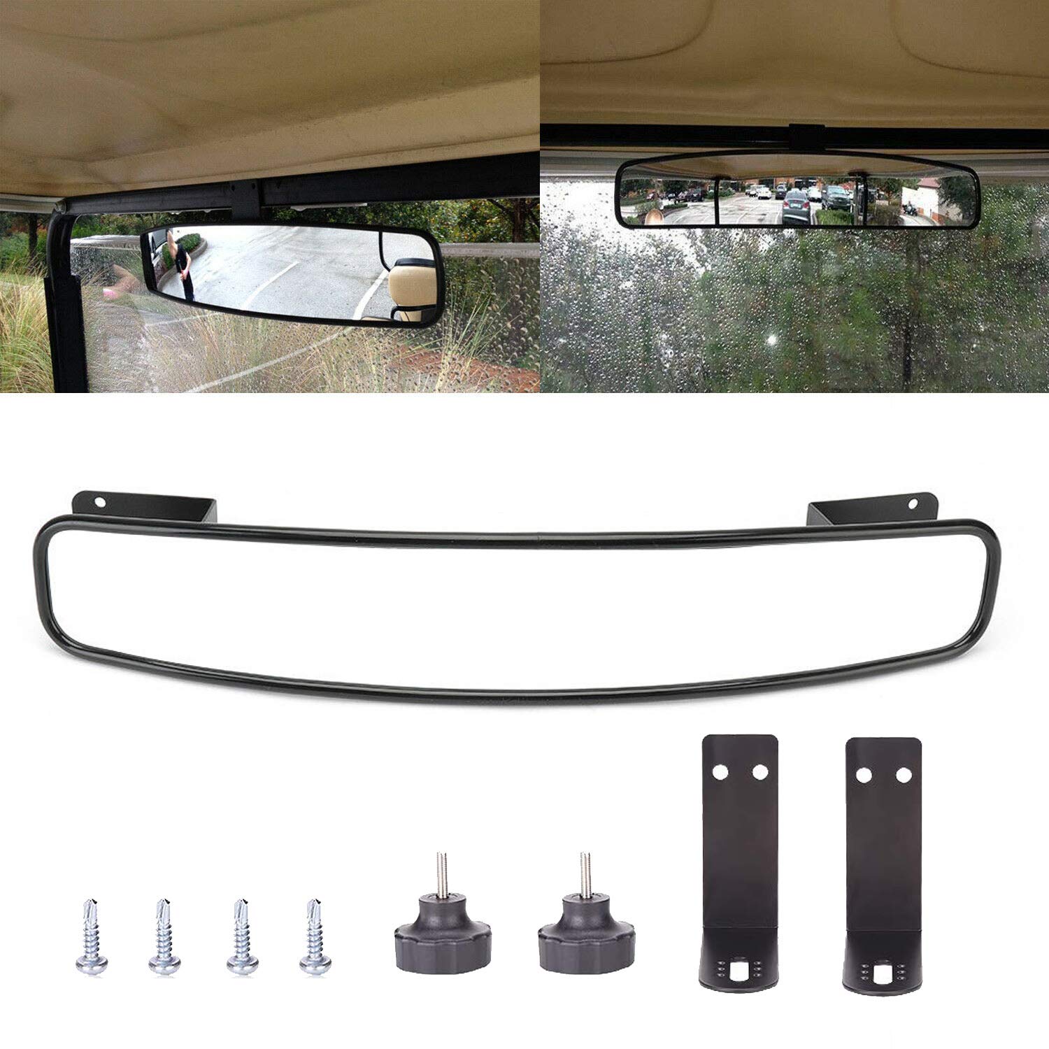 Buy AMSAMOTION Rear View Mirror For Golf Cart Car EZGO EZGO Club Car