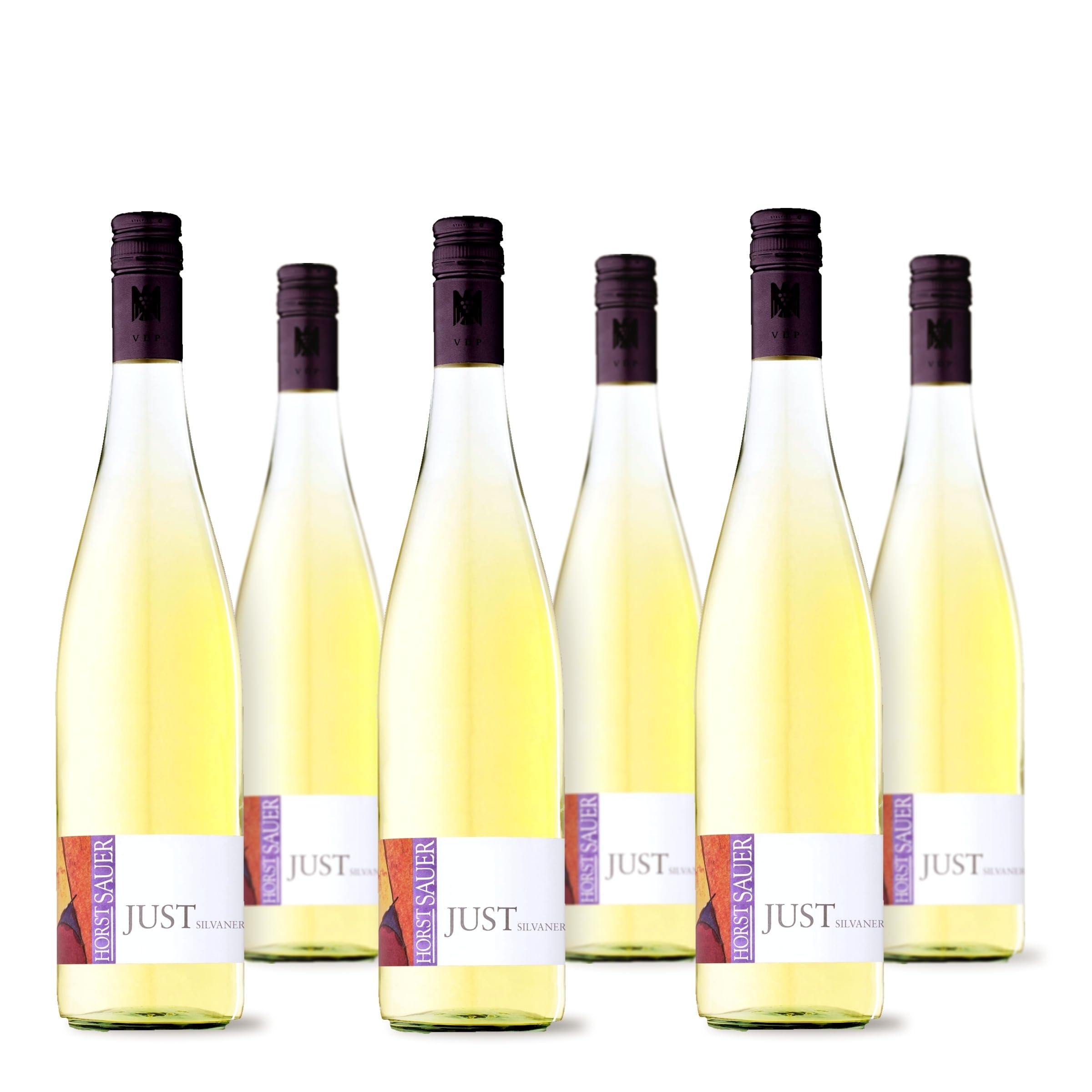 Horst Sauer 2025 'Just' Silvaner trocken (6 x 0,75 l) inkl. weine.de-DropStop